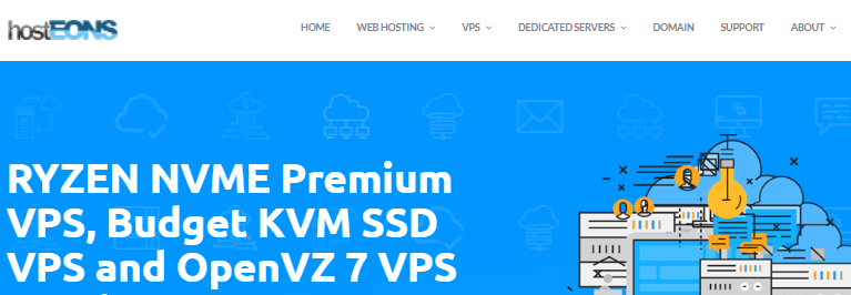 腾讯云,HostKvm,V.PS,reliablesite,RAKsmart,hostEONS,Hosteons：美国洛杉矶/拉斯维加斯/纽约/达拉斯VPS,$21/年/1GB内存/20GB SSD/2TB流量/1Gbps端口/KVM